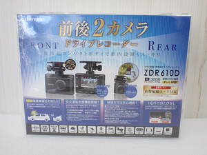 未開封品 COMTEC ZDR610D コムテック ドライブレコーダー 一体型 前後2カメラ ①　a