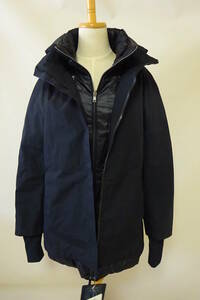 □ 未使用 保管品 HERNO ヘルノ ダウン コート ジャケット 40 黒 フード ブラック