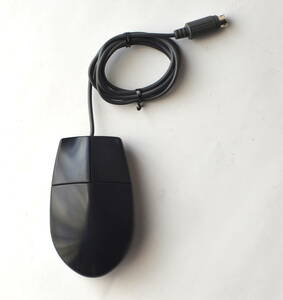 JAPAN ビンテージ Sanwa Supply製 ADB 2ボタン モバイルマウス 黒グロス　　