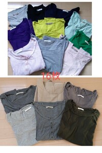 ■送料無料　16枚■ローリーズファーム 　トップス　L　長袖　七分　半袖　トップス　LOWRYS FARM　セット　まとめ売り　福袋　カットソー