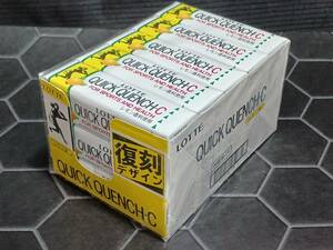  редкий Lotte Quick kenchi-C жевательная резинка 9 листов входит ×15 штук 