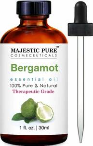 Majestic Pure Bergamot Essential Oil 118ml エッセンシャルオイル