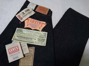 《米国製》LEVI'S 501XX 1955model リーバイス 555 赤耳 USA バレンシア LVC アメリカ製 復刻モデル ビッグE 【未使用・保管品】 W32