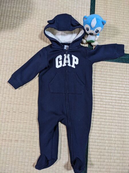 GAP ベビーロンパース (おまけぬいぐるみ付き) ロンパース 男の子 子供服