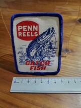 ペン リール ワッペン PENN REELS CATCH FISH ビンテージ_画像2