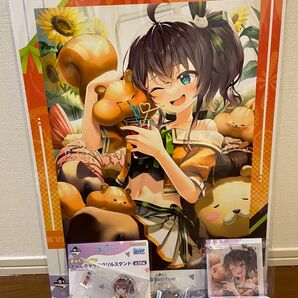 ホロライブ　一番く夏色まつり　ビジュアルボード hololive きゅんキャラアクリルスタンド　ミニアートボード