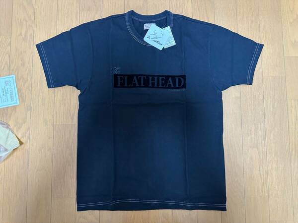 【新品】 フラットヘッド MKレーベル Tシャツ MK-THC001 サイズ:40