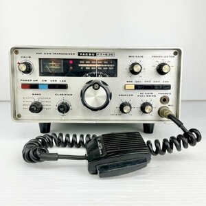 【通電確認済】現状品/YAESU/八重洲無線/FT-620/SSB トランシーバー/YM-86/マイク付/無線機/アマチュア無線/EK06A19TC002