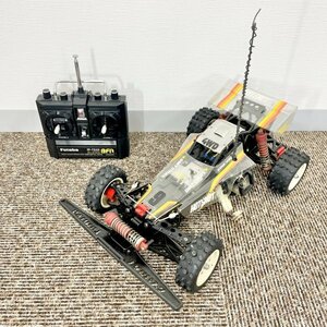 【現状品】TAMIYA タミヤ 田宮模型/ 1/10 電童R/C HOT SHOT II/ホットショット2/プロポ/Futaba フタバ/FP-T2LGX/EK06A26RC001