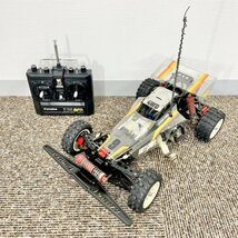 【現状品】TAMIYA タミヤ 田宮模型/ 1/10 電童R/C HOT SHOT II/ホットショット2/プロポ/Futaba フタバ/FP-T2LGX/EK06A26RC001_画像1