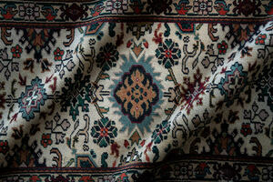 ￥75,000→￥35,000 スペシャル価格 304×75cm 手織り 絨毯 カーペット ヴィンテージ ラグ ペルシャ絨毯 アウトレット