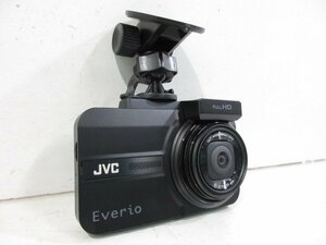 JVC GPS搭載型 前後2カメラ ドライブレコーダー GC-TR100-B 2020年製 microSD 16GB付き 動作確認済 小難有り