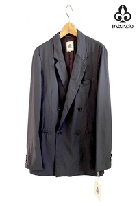 [ regular price :59,000 jpy ]mando man do navy double jacket thin size Ⅱ men's * sample beautiful goods tag attaching 