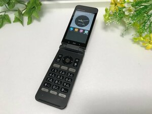 動作OK☆ 中古 au SIMロック解除済 GRATINA 4G KYF34 ブラック★ KYOCERA 4Gガラホ 携帯電話本体 送料無料 クロネコゆうパケット Y58