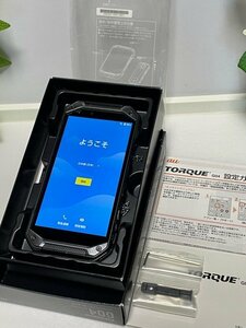 TORQUE G04 64GB ブラック KYV46 au ロック解除 SIMフリー 【付属品 完備】中古 液晶面 傷なし キレイ 防水/防湿/海水・塩水・温水耐久 Y1