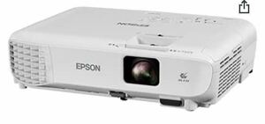 EPSON EB-W06 プロジェクター,LCD, 3,700 lm, WXGA, 5.5 lbs (2.5 kg）新品、未使用、未開封