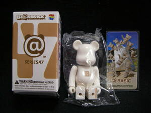 数2 ☆ BE@RBRICK ☆ ベアブリック シリーズ 47 ☆ ベーシック　B（小）☆ 100%