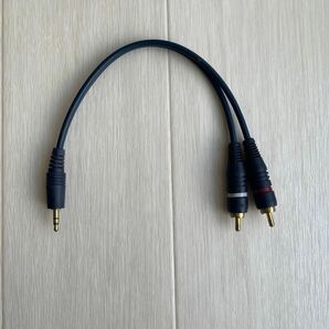 ステレオミニ RCA×2ケーブル(0.3m)