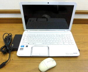 東芝 dynabook T552/36HW Celeron 1.80GHz RAM4.00GB HDD700GB BD-RE カメラ 無線LAN マウス 64ビット レアなWin8