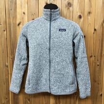 patagonia /パタゴニア /メンズS ベターセーター 長袖ジャケット フリース アウター グレー 防寒 アウトドア キャンプ アメカジ USA古着_画像2