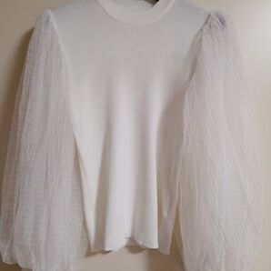 バルーンチュールスリーブ カットソー【新品】Dignite collier