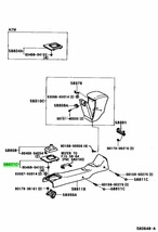 トヨタ MR2 SW20 コンソール パネル UPR PANEL CONSOLE UPPER Genuine 5F 1989/12-1999/08 純正 JDM OEM 未使用 メーカー純正品_画像2