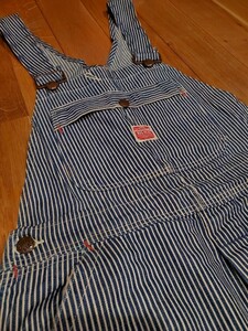 BIG MAC オーバーオール ヒッコリーストライプ /ビッグマック ヴィンテージ ビンテージ VINTAGE アメリカ古着 デニム Levis 年代 W約41,5 