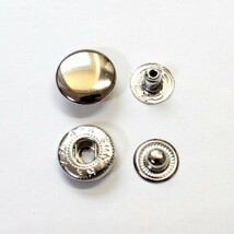 【No.179】バネホック 15mm シルバー 50組_画像2