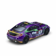 【POP RACE社製】★1/64 TOYOTA GR86 EVA01【エヴァ】★エヴァンゲリオンレーシング「EVAR」シリーズ第1弾_画像3