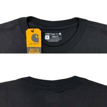 Carhartt (カーハート) Workwear LS Pocket T-Shirt ロンT 長袖Tシャツ K126 黒 BLACK L メンズ /036_画像3
