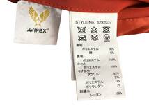 AVIREX (アヴィレックス) フライトジャケット ジップアップブルゾン MA-1 M オレンジ メンズ/025_画像9