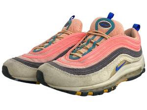 NIKE (ナイキ) AIR MAX 97 DESERT SAND/RACER BLUE エアマックス 97 スニーカー CQ7512-046 US9.5 27.5cm ピンク系 メンズ/004