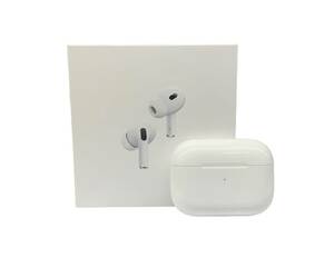 Apple (アップル) AirPods Pro エアポッズ プロ 第2世代 2022年発売 ワイヤレスイヤホン MQD83J/A ホワイト 家電/025