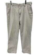 NAUTICA (ノーティカ) 太畝コーデュロイパンツ ボトム THE DECK PANT デッキパンツ グレーベージュ系 W38 L30 古着 メンズ/025_画像1