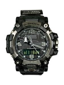 CASIO (カシオ) G-SHOCK Gショック マッドマスター 電波ソーラー デジアナ腕時計 カーボンコアガード GWG-2000-1A1JF ブラック メンズ/036