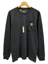 Carhartt (カーハート) Workwear LS Pocket T-Shirt ロンT 長袖Tシャツ K126 黒 BLACK L メンズ /036_画像1