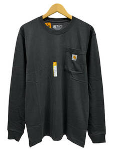 Carhartt (カーハート) Workwear LS Pocket T-Shirt ロンT 長袖Tシャツ K126 黒 BLACK L メンズ /036