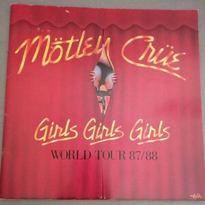 Motley Crue Girls Girls Girls World Tour 87/88 パンフレット