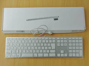 アップル　日本語USBキーボード　APPLE KEYBOARD MB110J/A Model No:A1243　新品同様品