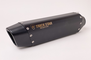 TRICKSTAR IKAZUCHIサイレンサー チタン ブラックエディション Φ60.5 ,トリックスター TRICK STAR 汎用サイレンサー マフラー