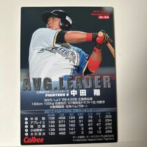 2014カルビー AL-06 中田翔　日本ハム　AVG.LEADER インターネット限定_画像2