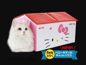 非売品　ねこのきもち　付録　ハローキティ　キャットハウス　キティー 猫の気持ち　猫　ねこ　ネコ　グッズ