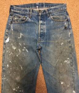 70S LEVIS リーバイス501 66前期 スレーキスタンプBIGE過渡期モデル 実寸約W30インチ！ リペア済み ヴィンテージ [501XX.502.505.606