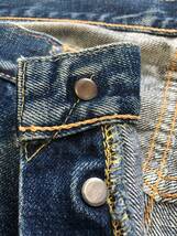 60S LEVIS リーバイス501BIGE Vステッチ 刻印2　実寸約W37インチ！ リペア済み ヴィンテージ [501XX.502.505.606.66_画像2