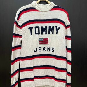 【TOMMY JEANS ニット？セーター？】(White) #TOMMY
