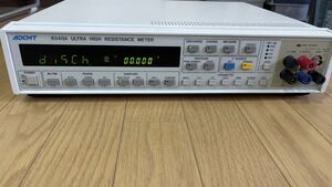 (2) ADCMT 8340A ULTRA HIGH RESISTANCE METER デジタル超高抵抗／微少電流計