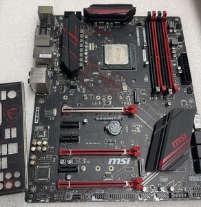 M1292 中古良品マザーボードセット　MSI-X470-GAMING-PLUS　+　AMD-Ryzen-7-2700X　動作確認済