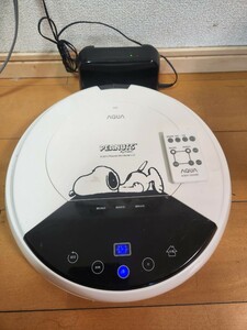 ★AQUA ロボットクリーナー AQC-SN100 Peanutsモデル 中古 充電器 リモコン付属 定価62700円★