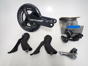 SHIMANO ULTEGRA RD-RX800 + FD-R8000 + ST-R8020 + FC-R8000 + CS-R8000 シマノ アルテグラ コンポまとめて ∬ 6C582-3