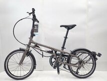 【未走行】 Tern ターン 折り畳み自転車 BYB P8 シャンパン 8速 フォールディングバイク 配送/来店引取可 ∩ 6CDAA-5_画像2